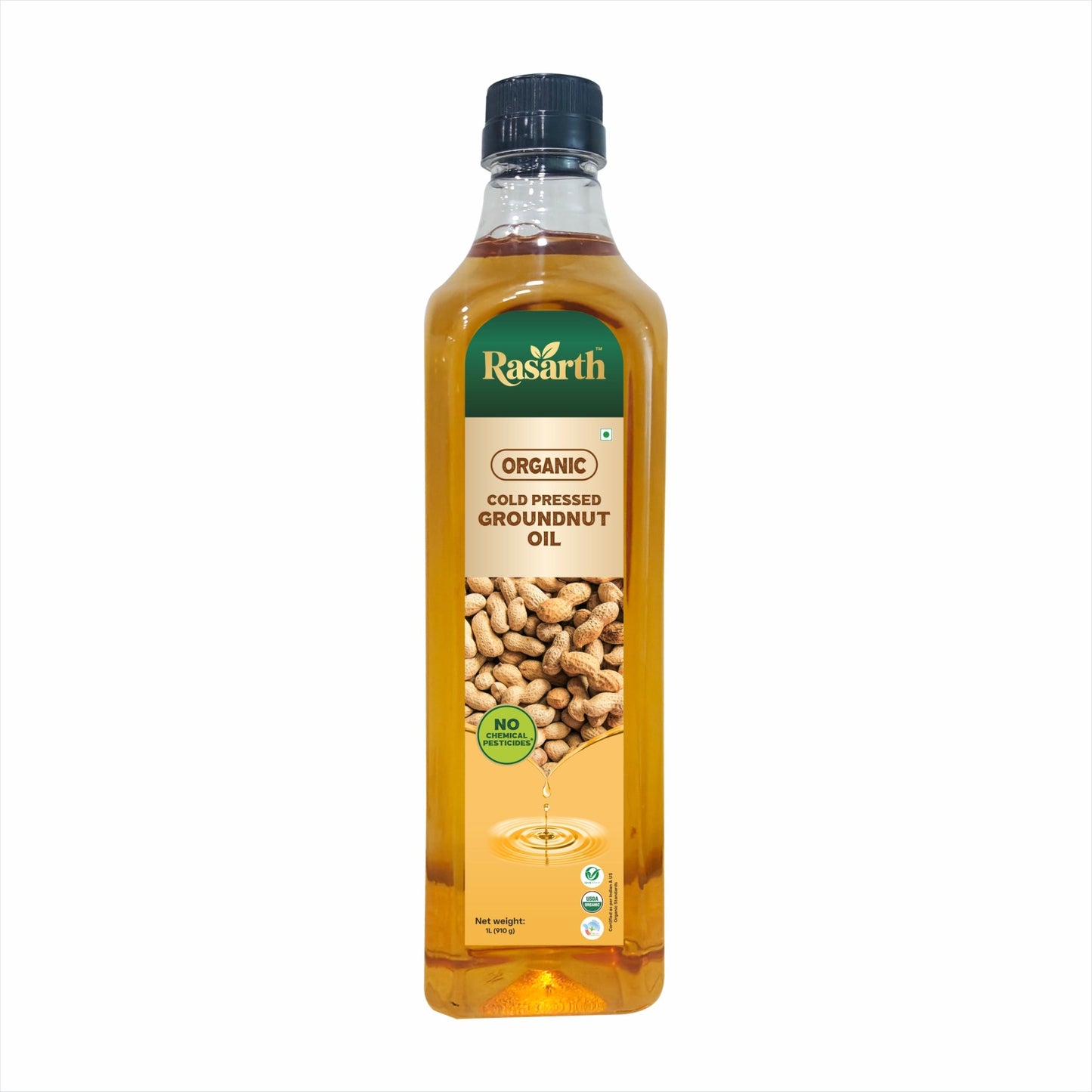 Organic Cold Pressed Groundnut Oil