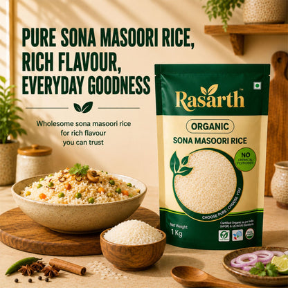 Organic Sona Masoori Rice