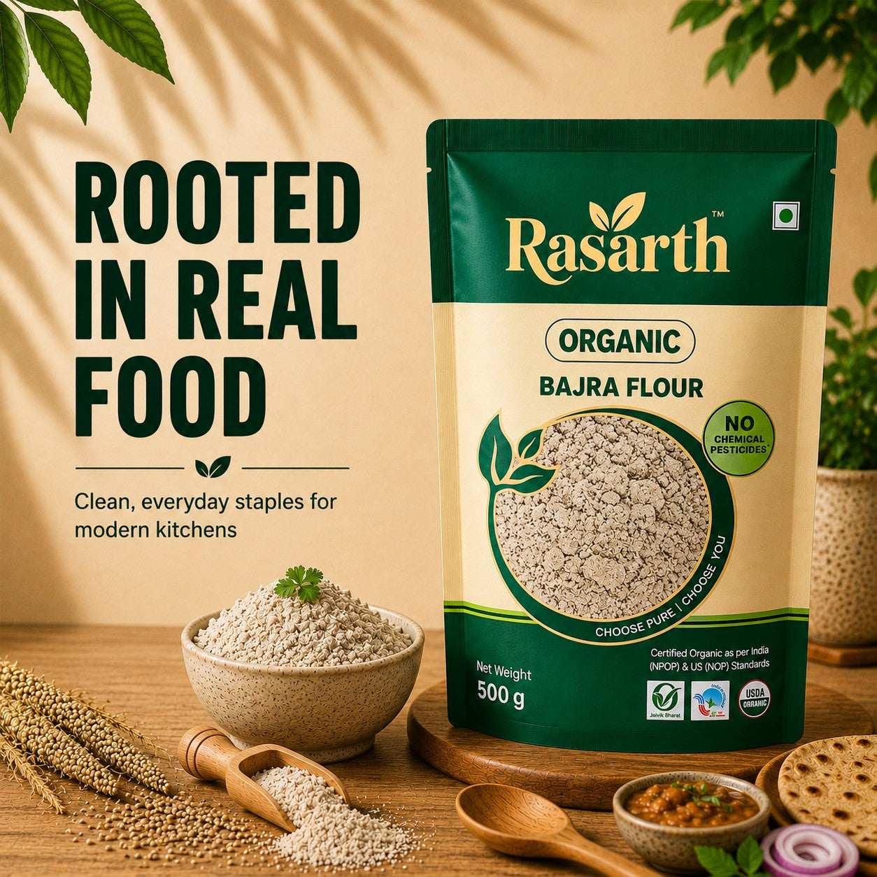 Organic Bajra Flour