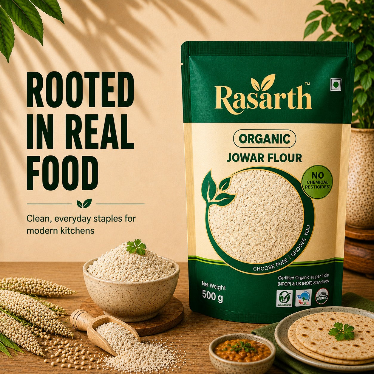 Organic Jowar Atta