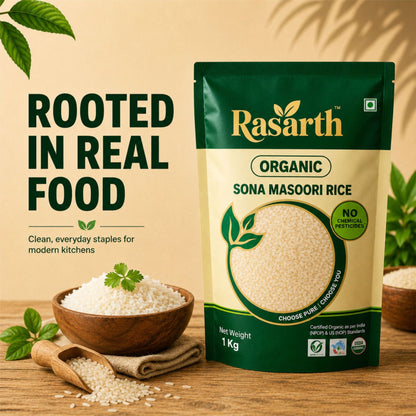 Organic Sona Masoori Rice