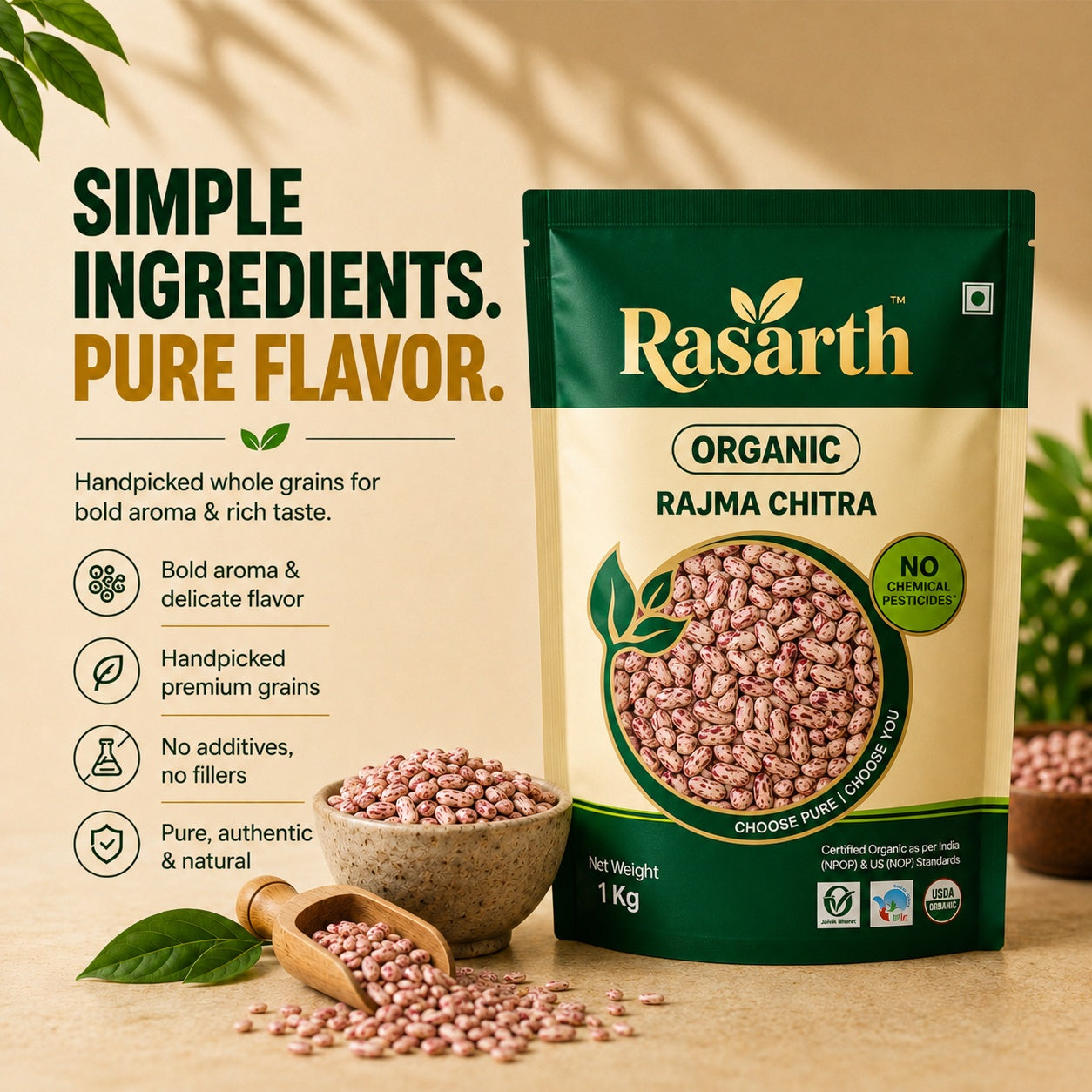 Organic Rajma Chitra