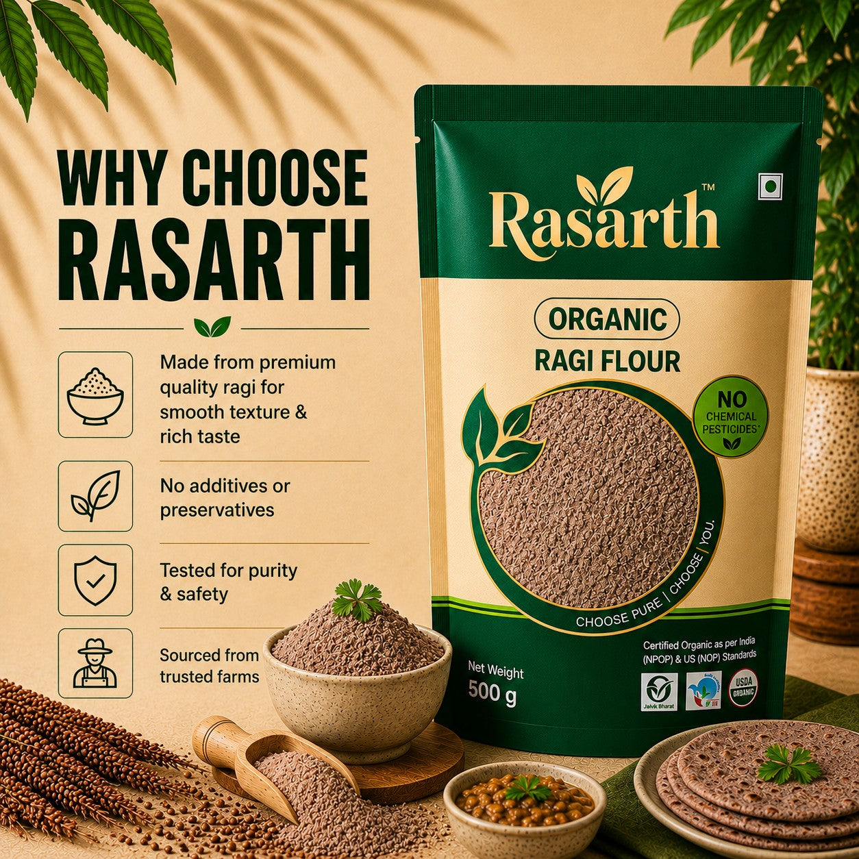 Organic Ragi Atta