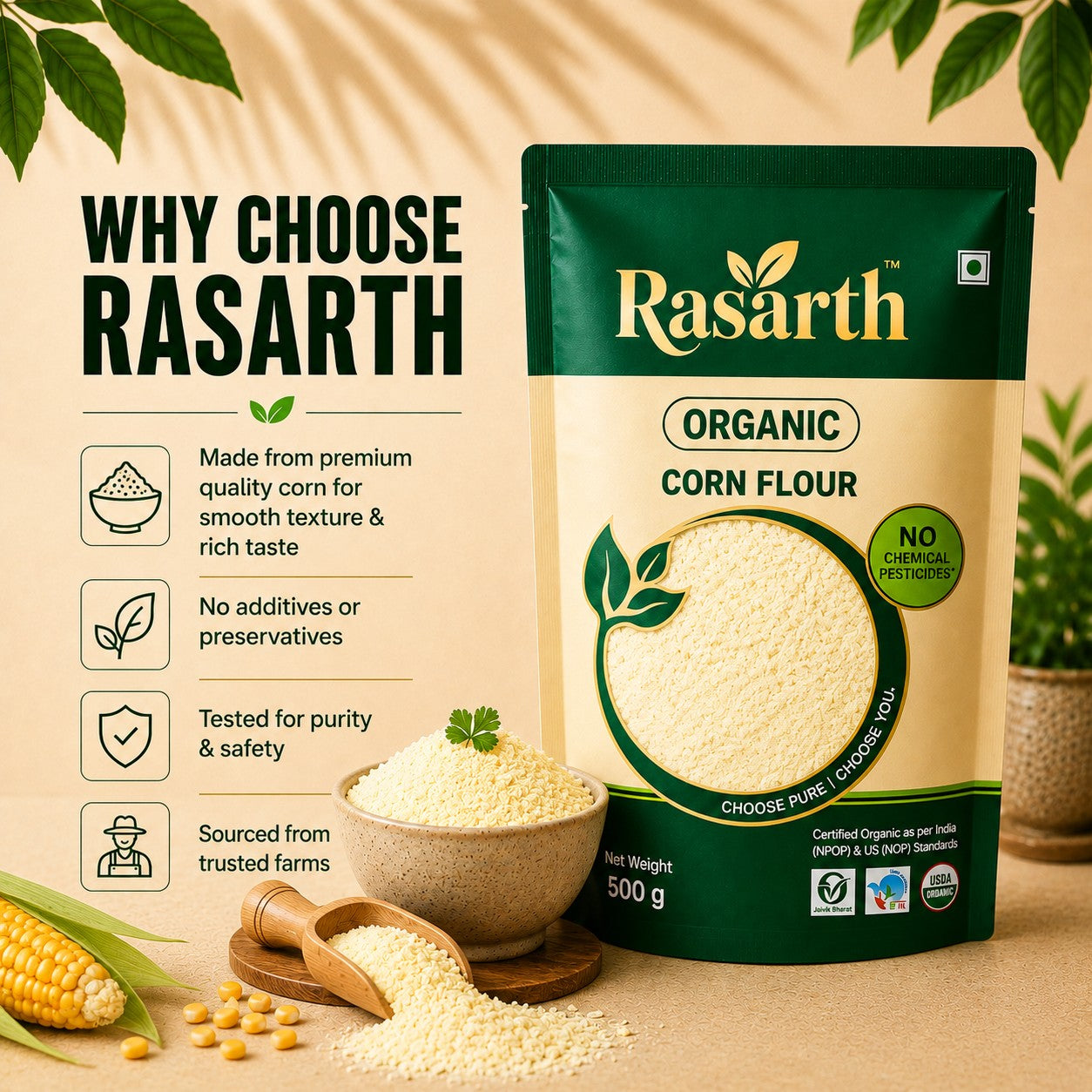 Organic Corn Flour