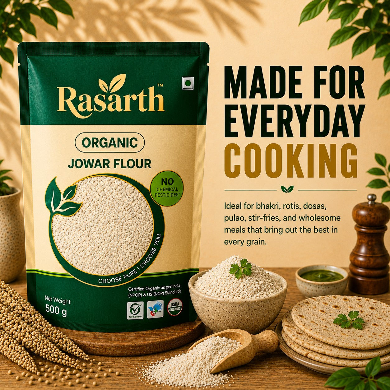 Organic Jowar Atta