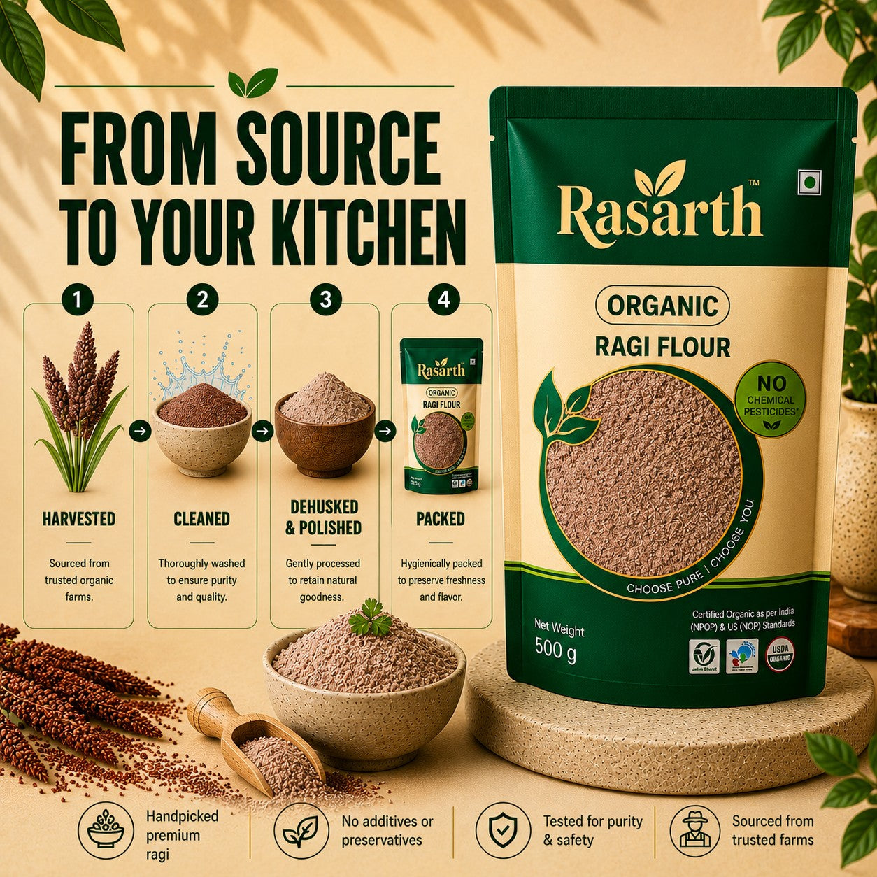 Organic Ragi Atta