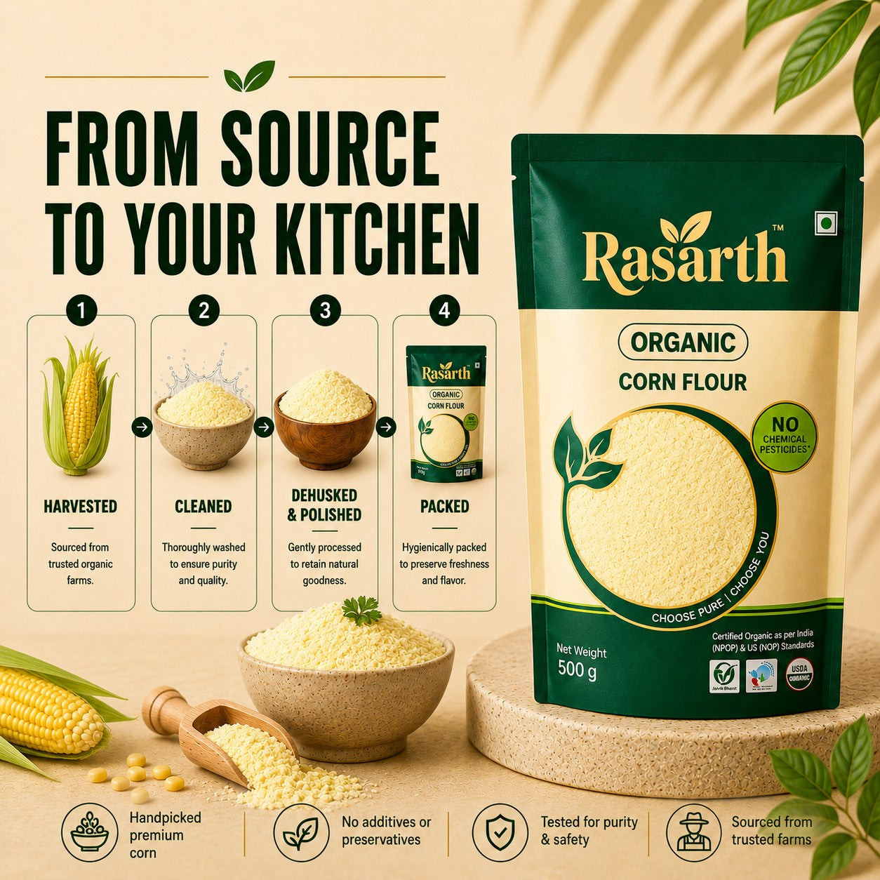 Organic Corn Flour