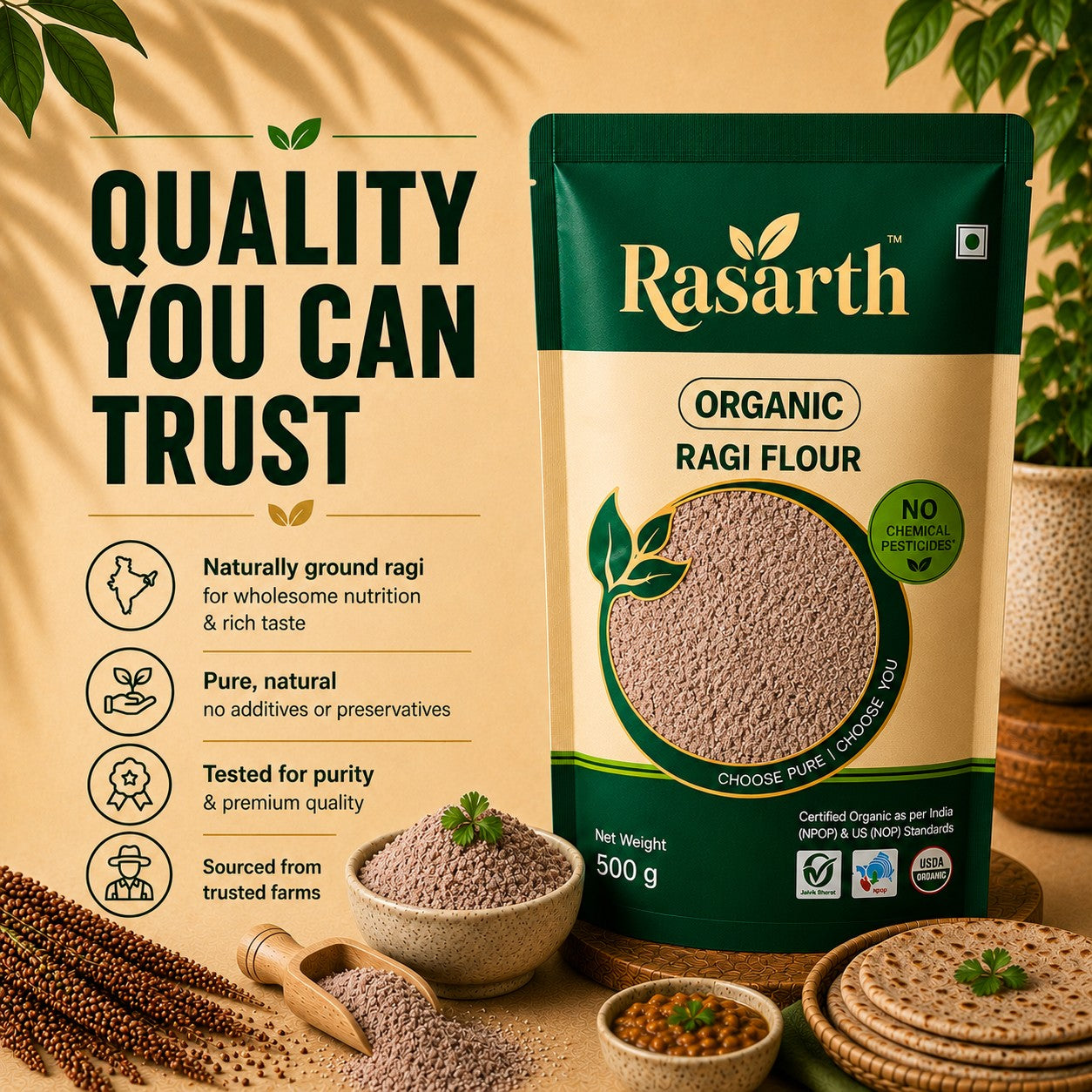 Organic Ragi Atta
