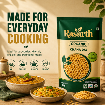 Rasarth Organic Chana Dal