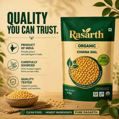 Rasarth Organic Chana Dal