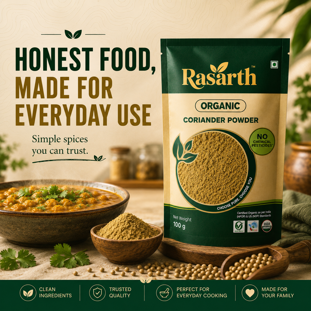 Organic Dhaniya Powder