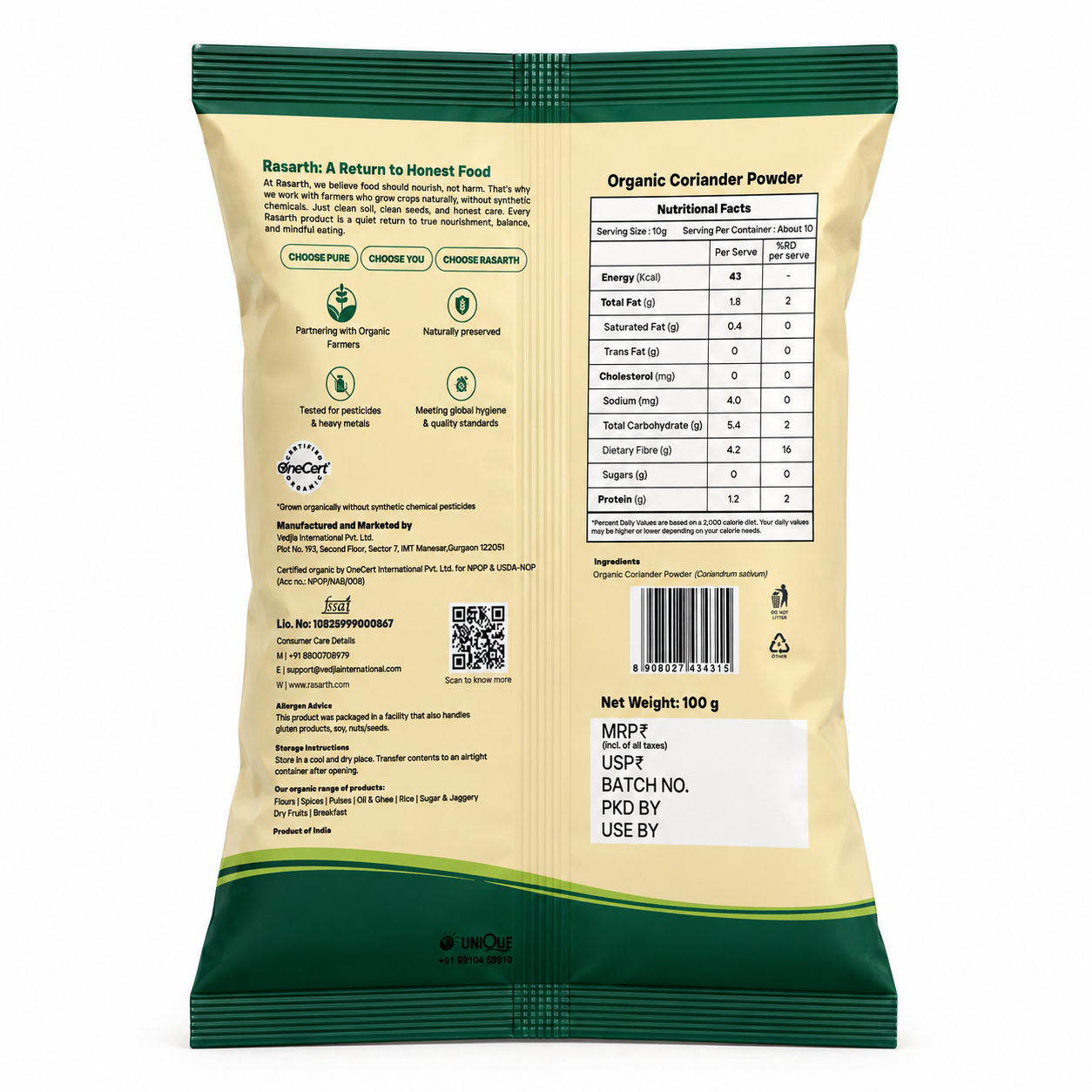Organic Dhaniya Powder
