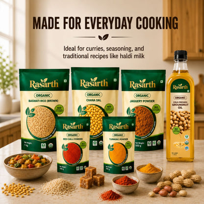 Organic Cold Pressed Groundnut Oil
