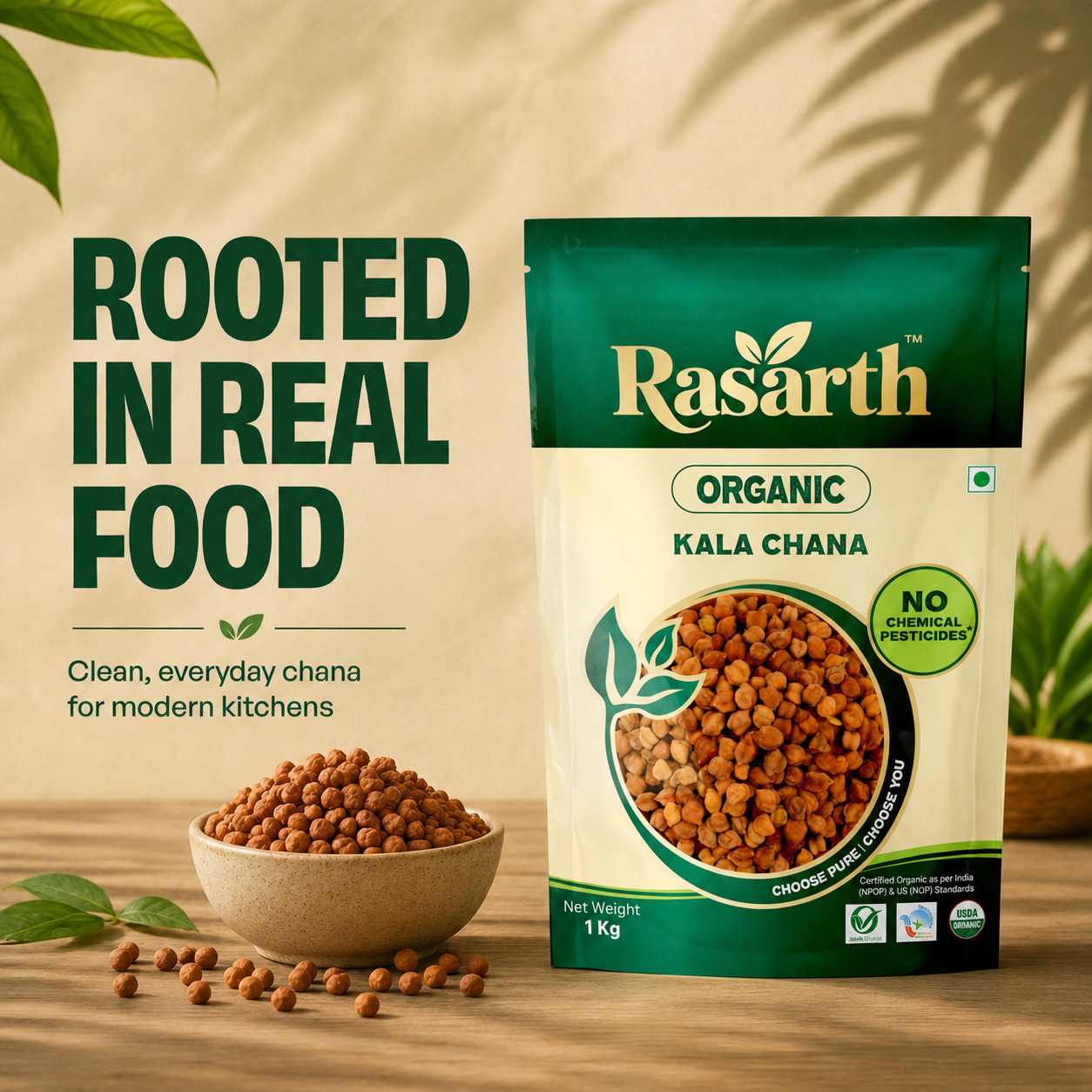 Organic Kaala Chana