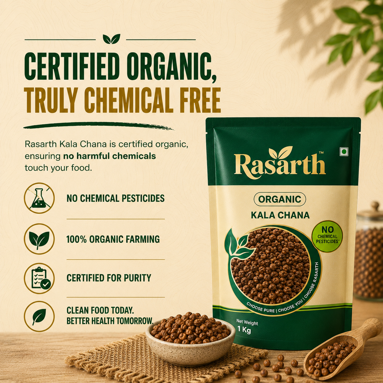 Organic Kaala Chana