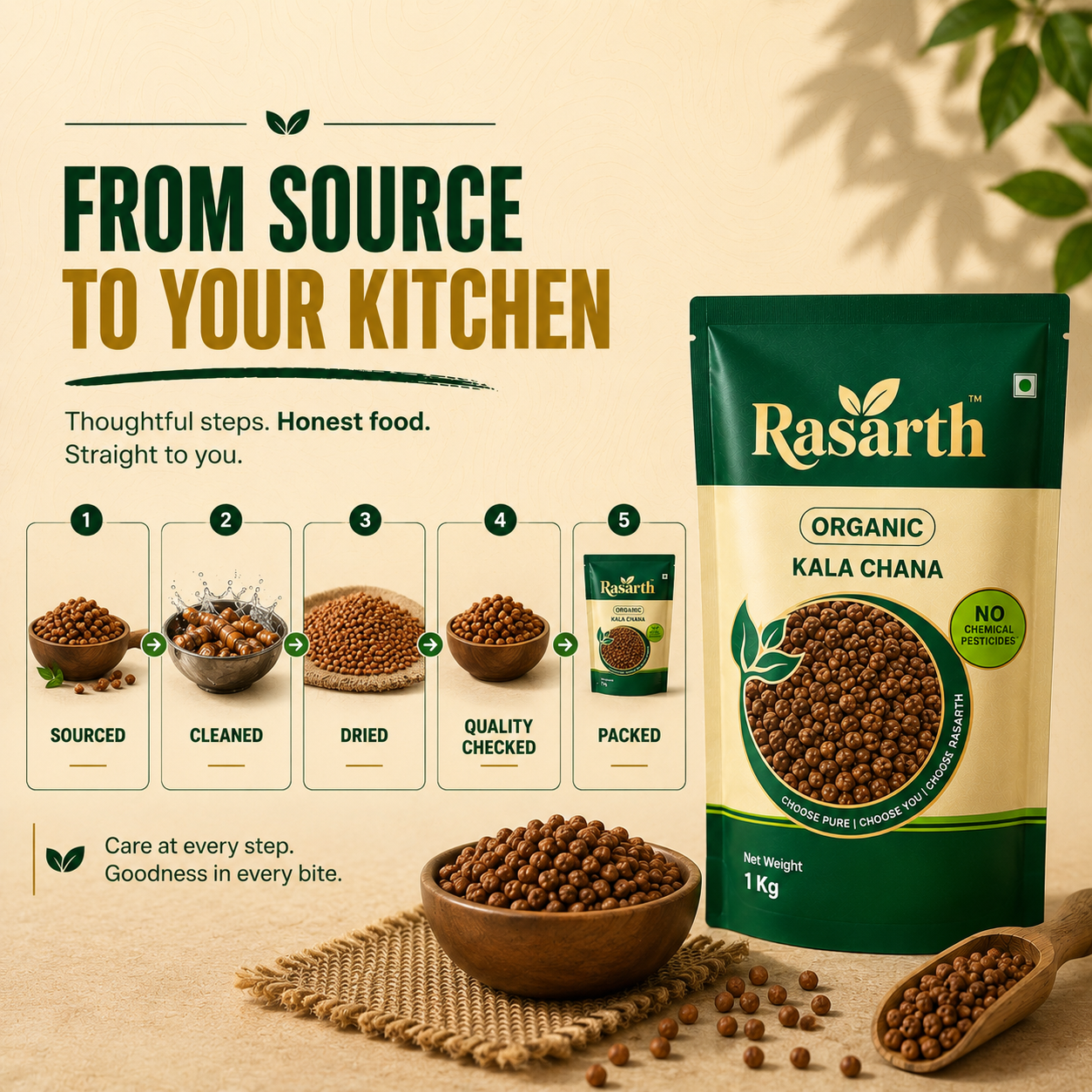 Organic Kaala Chana