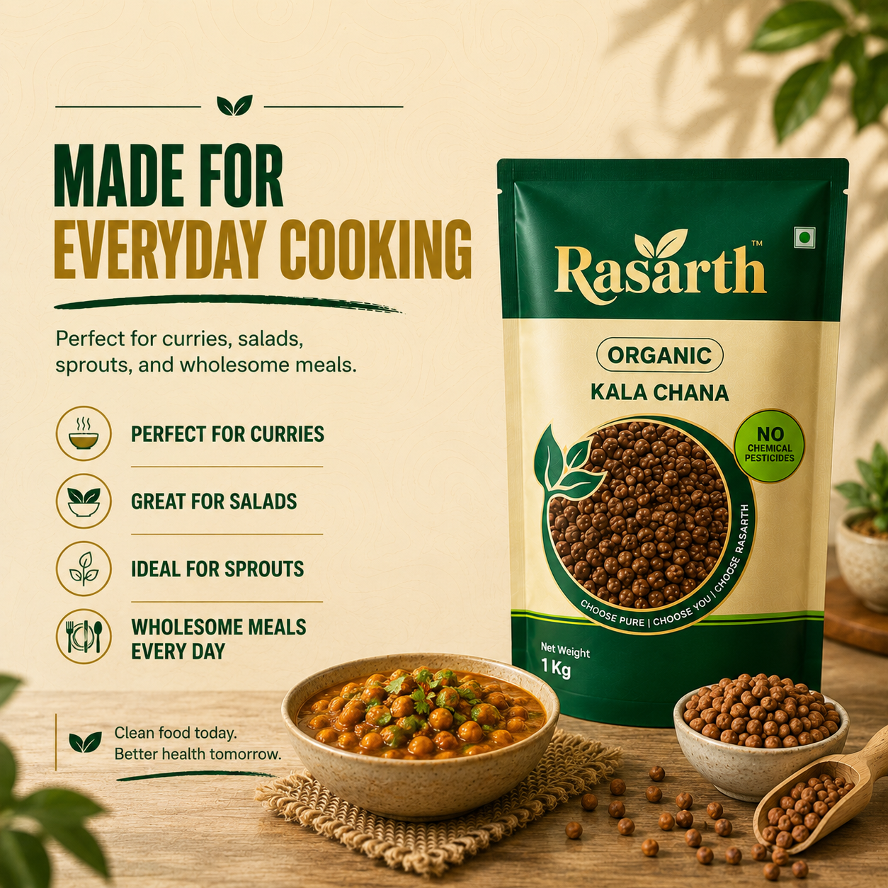 Organic Kaala Chana