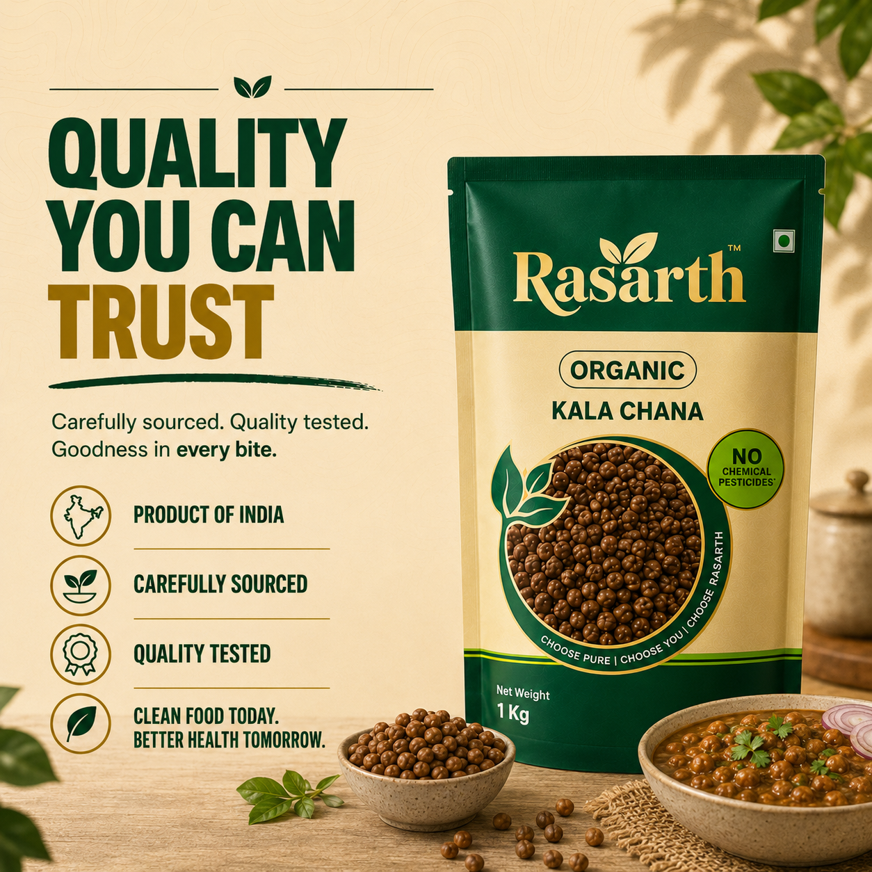 Organic Kaala Chana