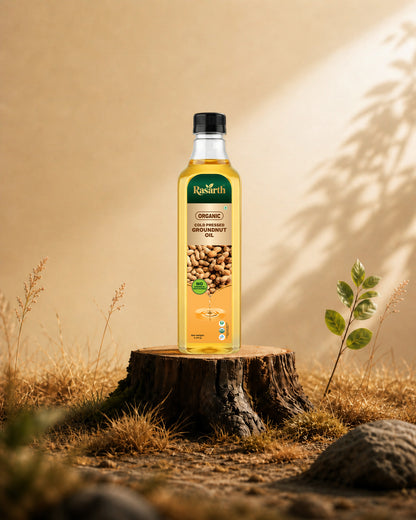 Organic Cold Pressed Groundnut Oil
