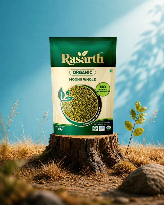 Rasarth Organic Moong Whole Dal