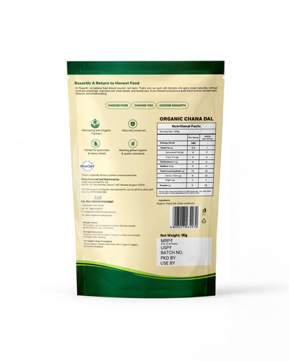 Rasarth Organic Chana Dal