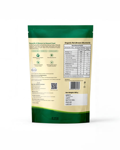 Organic Rai (Brown Mustard)