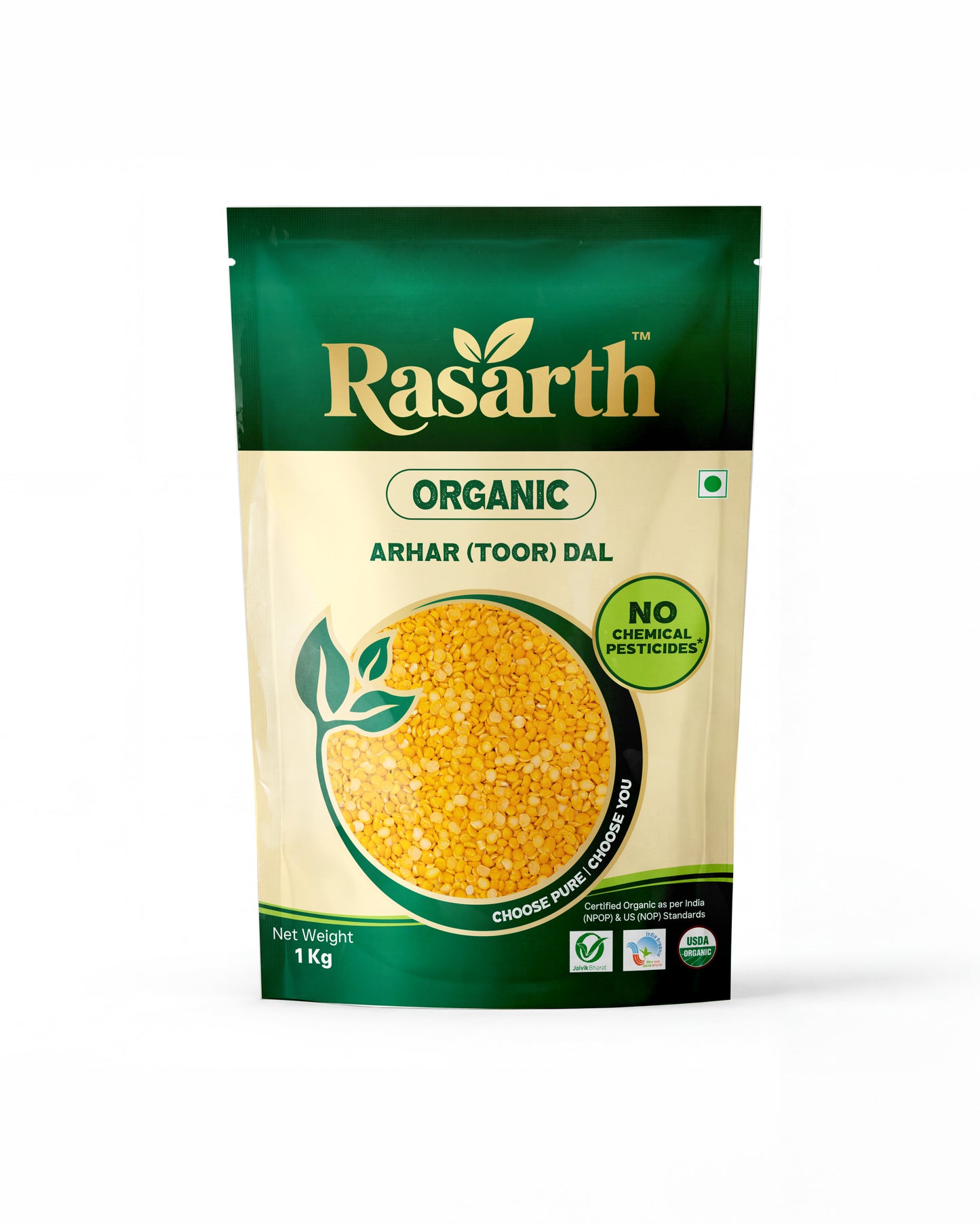 Organic Arhar/ Toor Dal
