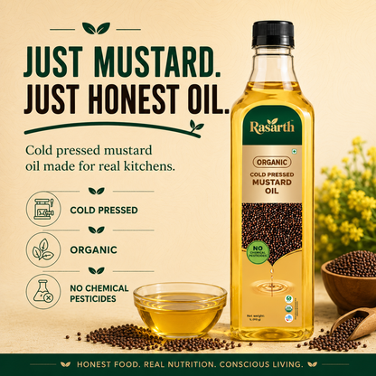 Organic Cold Pressed Mustard Oil