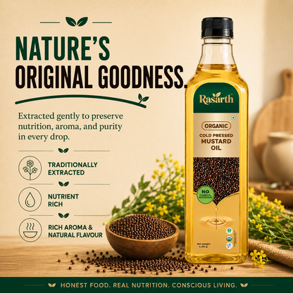 Organic Cold Pressed Mustard Oil