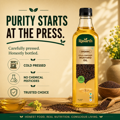 Organic Cold Pressed Mustard Oil