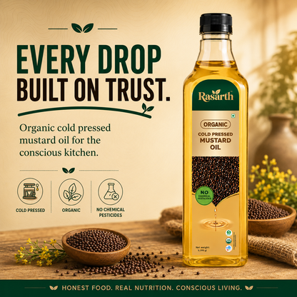 Organic Cold Pressed Mustard Oil