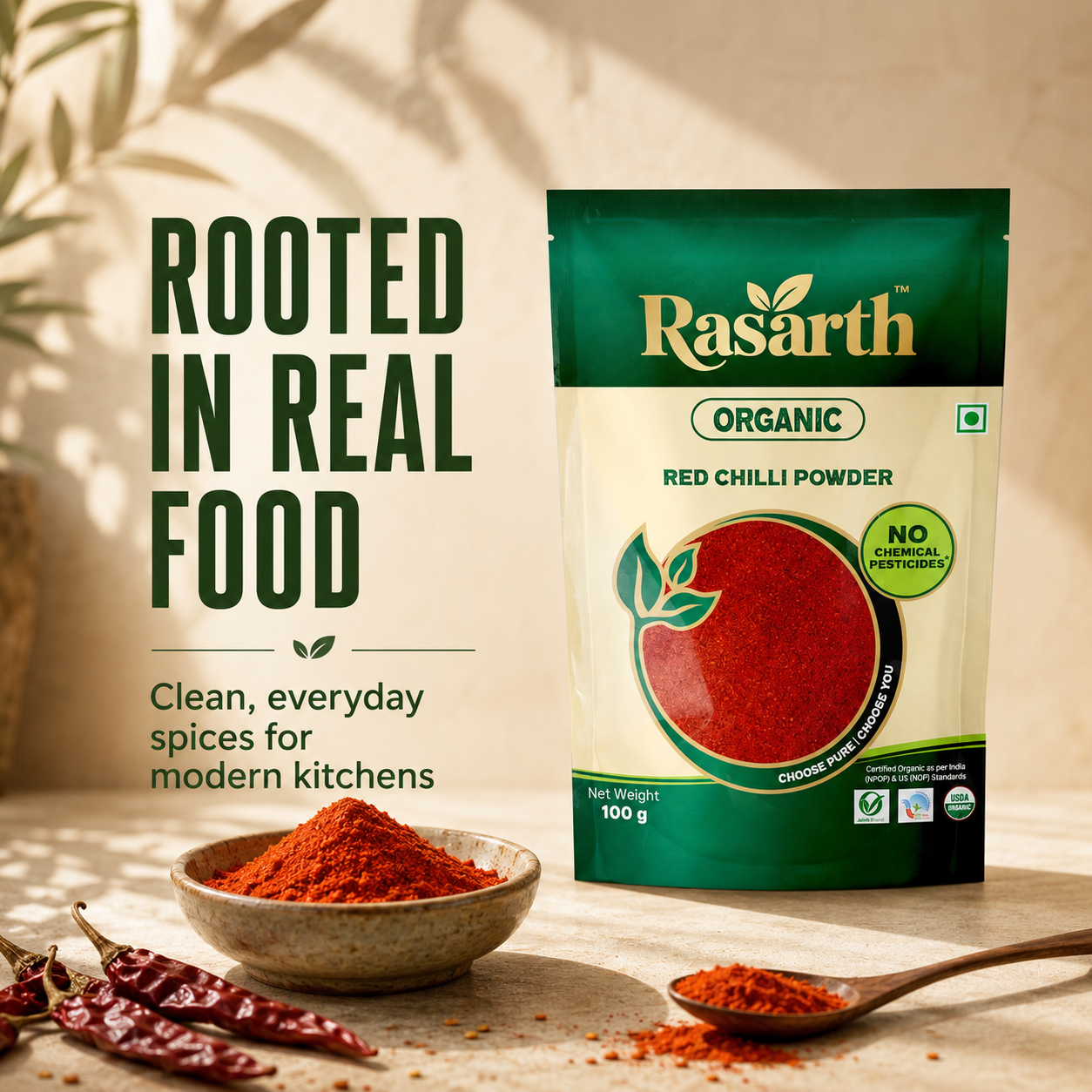 Organic Red Chilli Powder