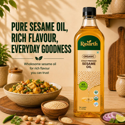 Organic Cold Pressed Sesame oil