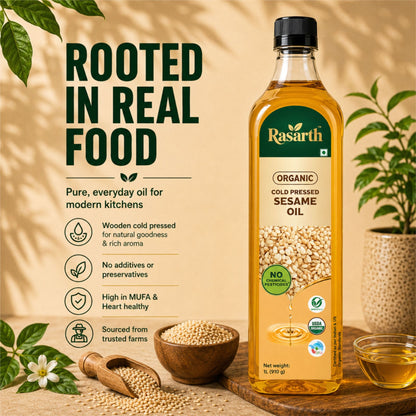 Organic Cold Pressed Sesame oil