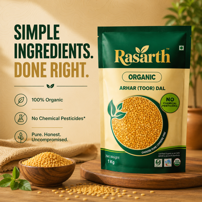 Organic Arhar/ Toor Dal