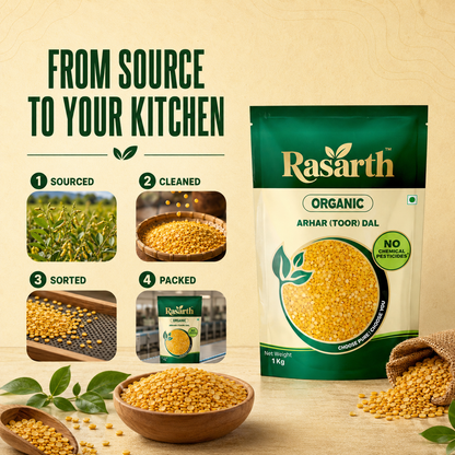 Organic Arhar/ Toor Dal