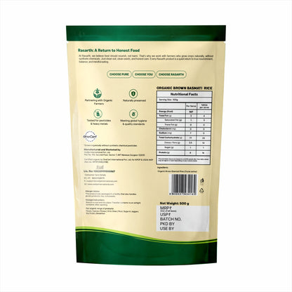 Organic Brown Basmati Rice