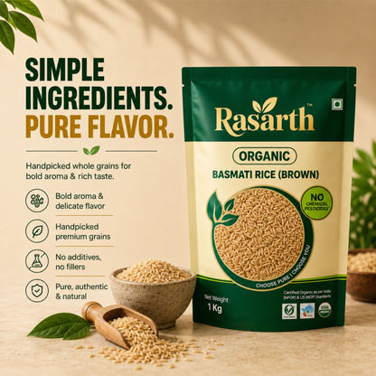 Organic Brown Basmati Rice