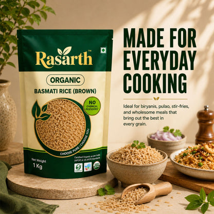 Organic Brown Basmati Rice
